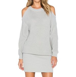 J.O.A. Cold Shoulder Sweater Dress